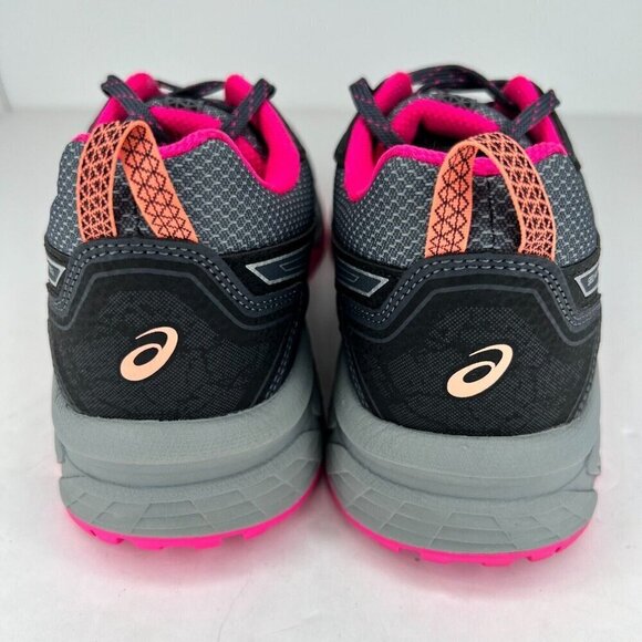 Asics Womens 1012A477 Gray Pink Gel Venture Low Size 11 W Trail Running Shoes - Picture 5 of 9